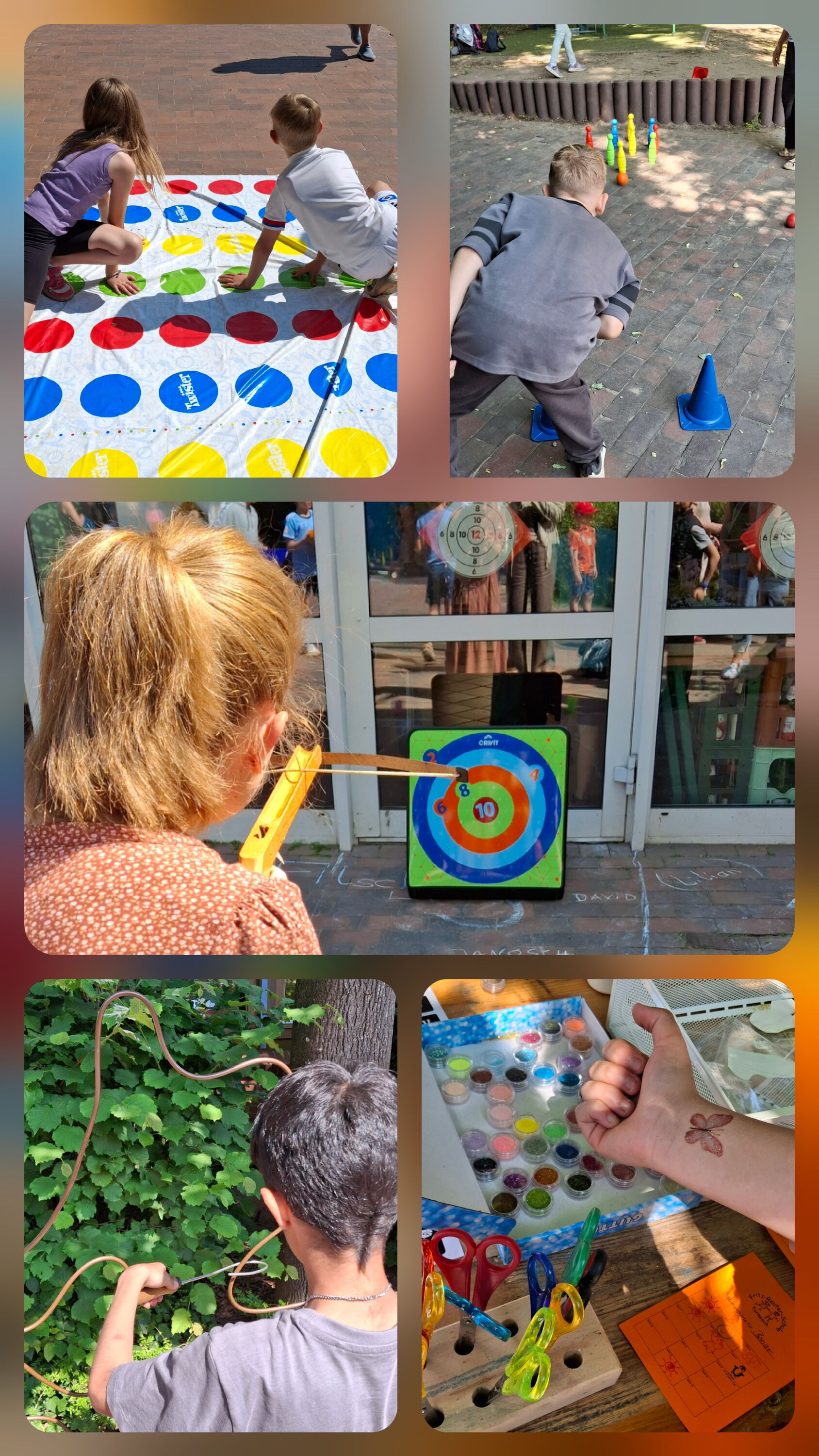 Spieleangebote zur 50jährigen Schulvereinsfeier