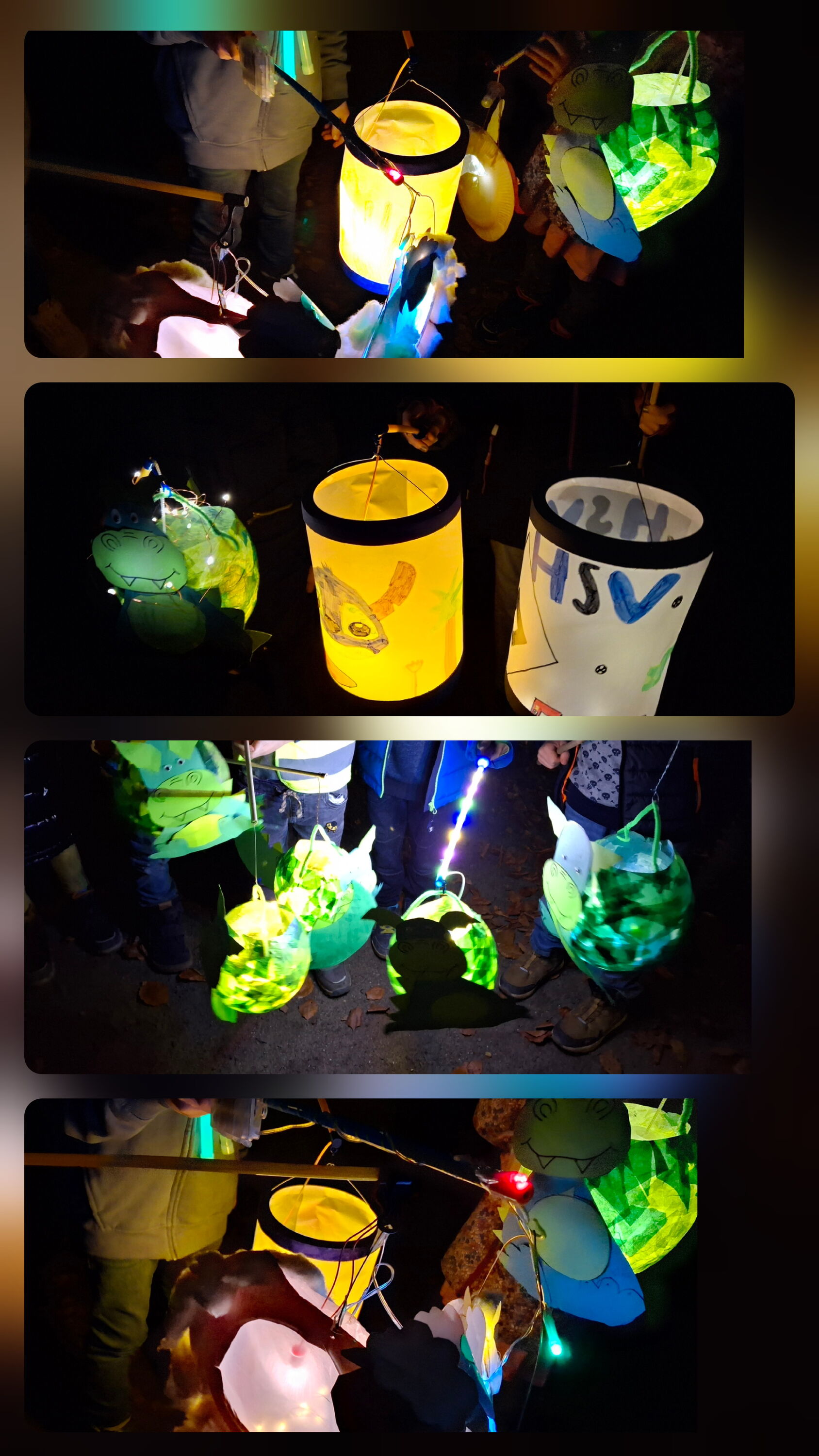 Ein Auswahl verschiedener Laternen