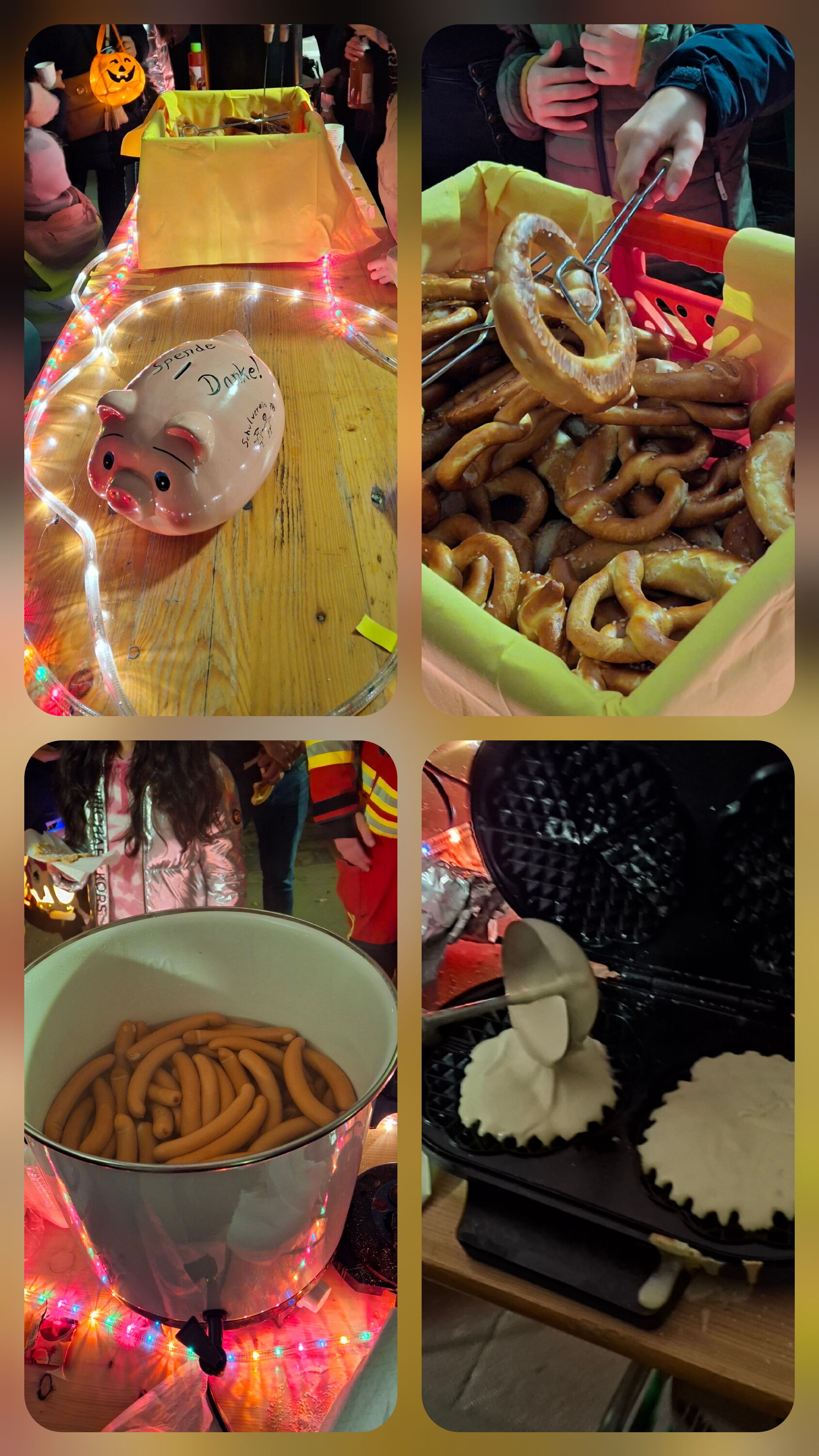 Waffeln, Würstchen und mehr wurde angeboten vom Schulverein